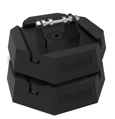 SnapJack® QD Stabilizer Jack Pad Kit – SnapPad Adapter for LCI® PSX & Quick Drop Systems (4-Pack)