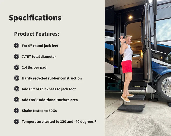 SnapPad Mini 6 measurements and sizing chart