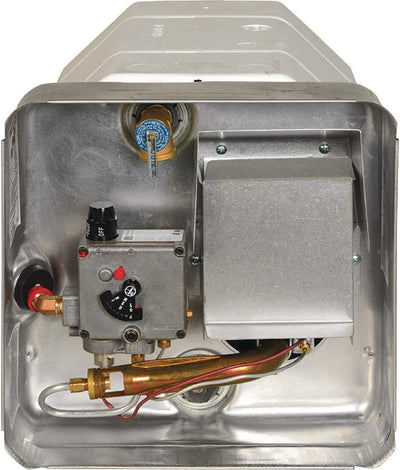 Suburban SW6PE 6-gallon gas electric RV water heater with flush mount door