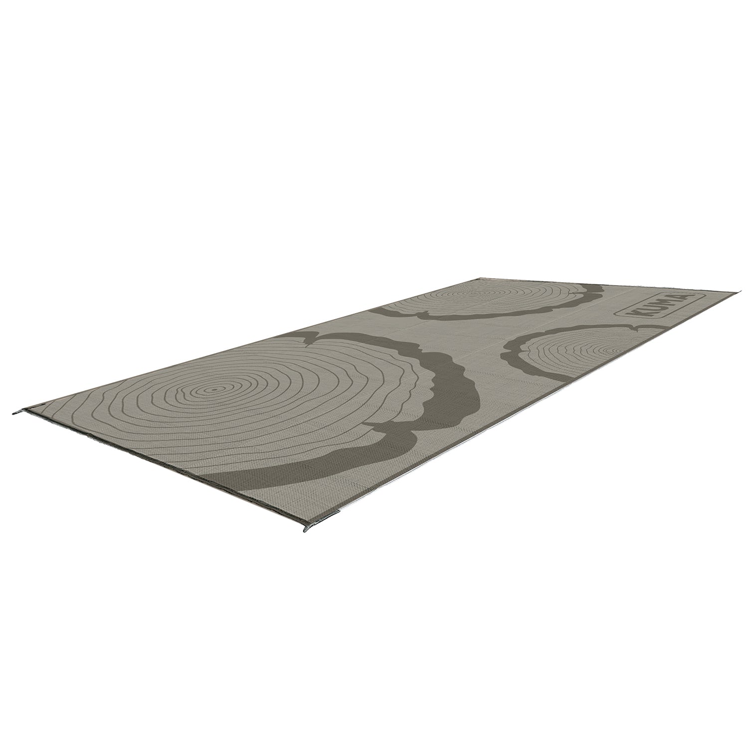 Large RV awning mat wood chip pattern
