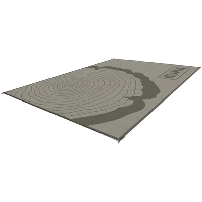 Reversible RV outdoor mat with carry bag
