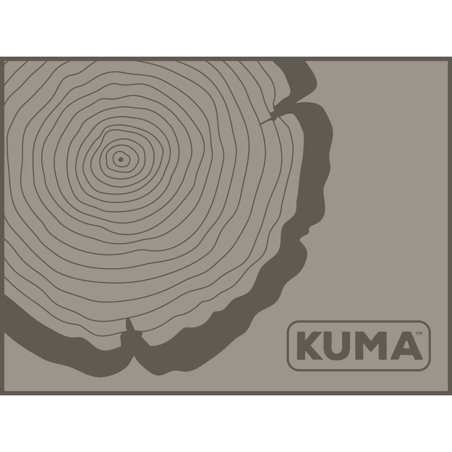 Wood chip outdoor RV mat 18 x 9

