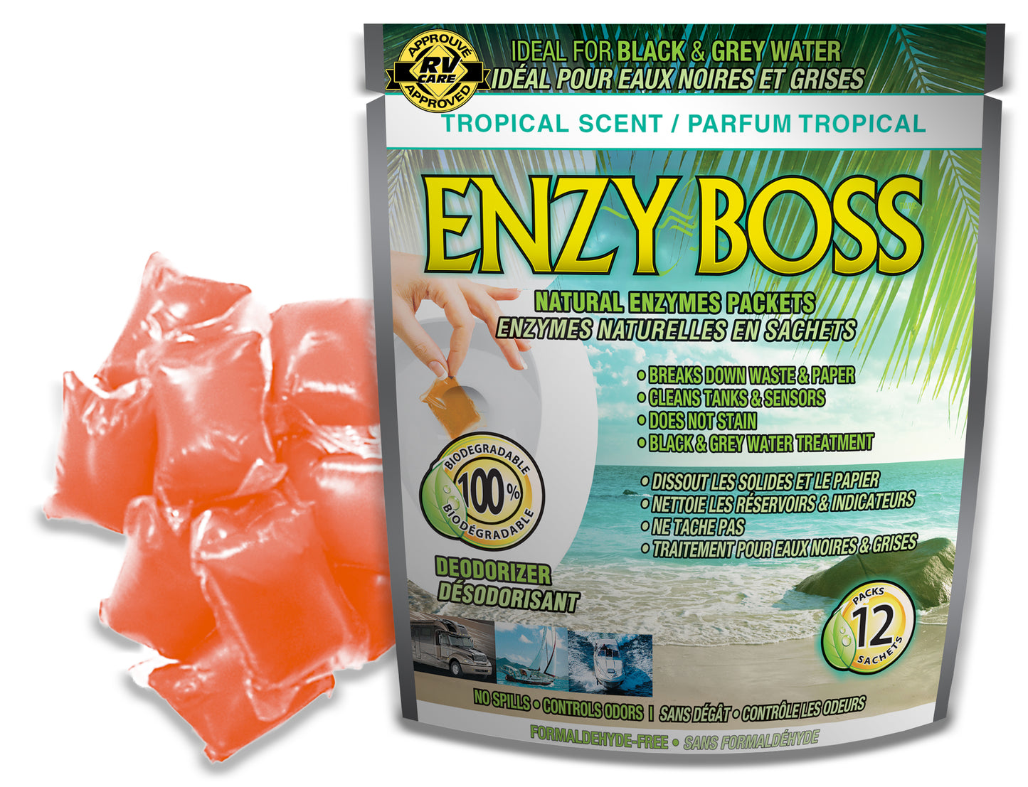 Boss Tropical Treatment Packets (12/Bag)