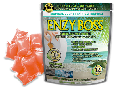 ENZY BOSS Tropical Treatment Packets.