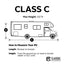 35'-38' Class C Motorhome Cover - On Sale!
