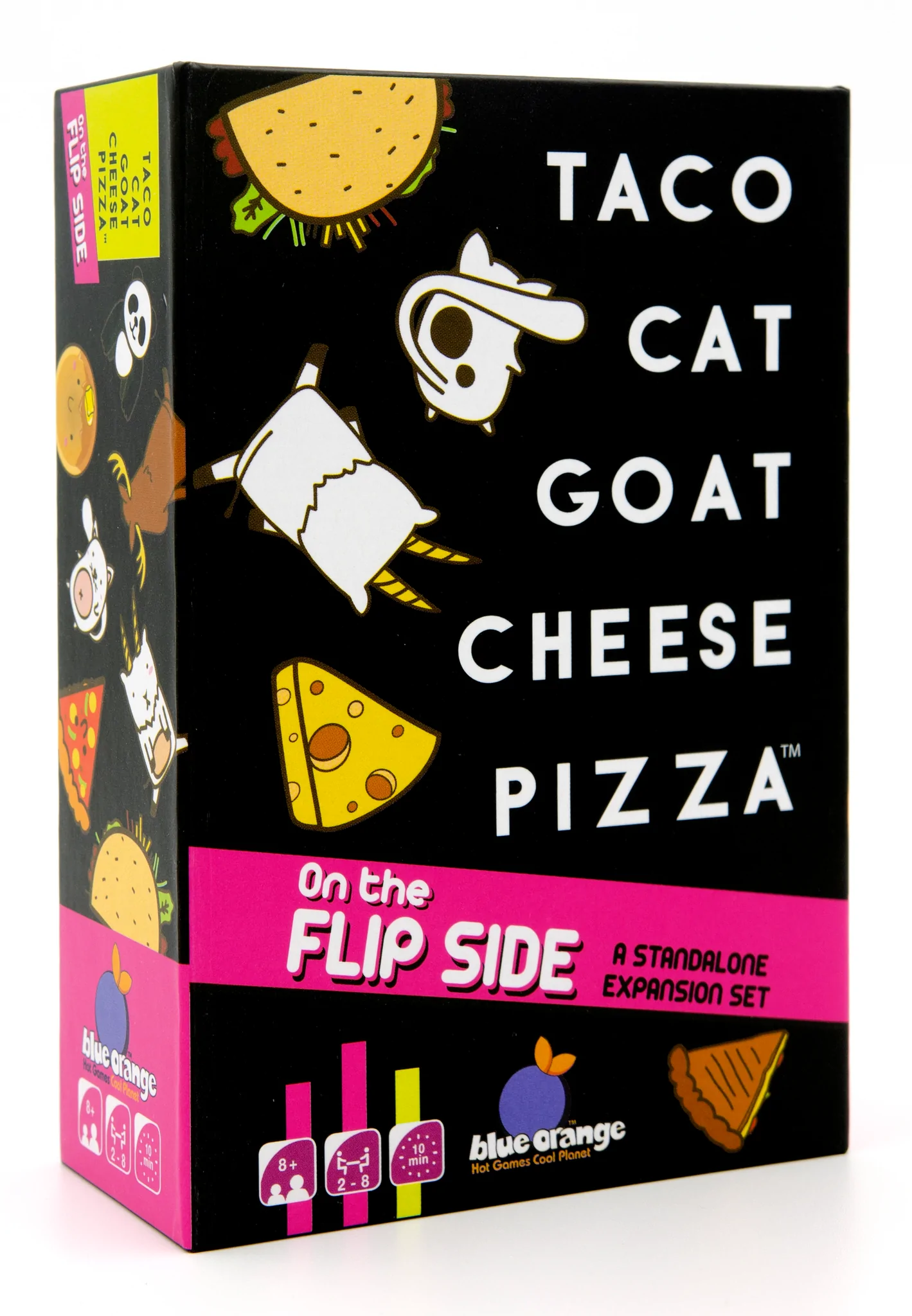 Taco Cat Goat Cheese Pizza on the flip side