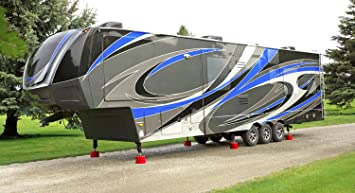 Stackable Andersen Trailer Jack Block doubling as a step stool
