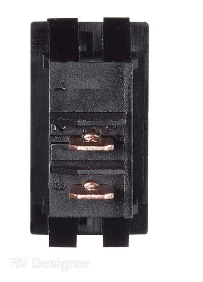 Single-pole SPST rocker switch for RV
