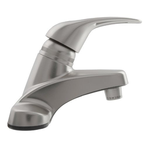 Single lever 2-hole RV sink faucet, arc spout design