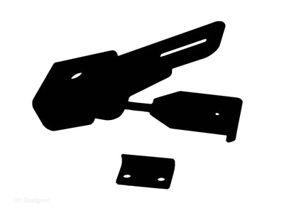 Black Entry Door Latch