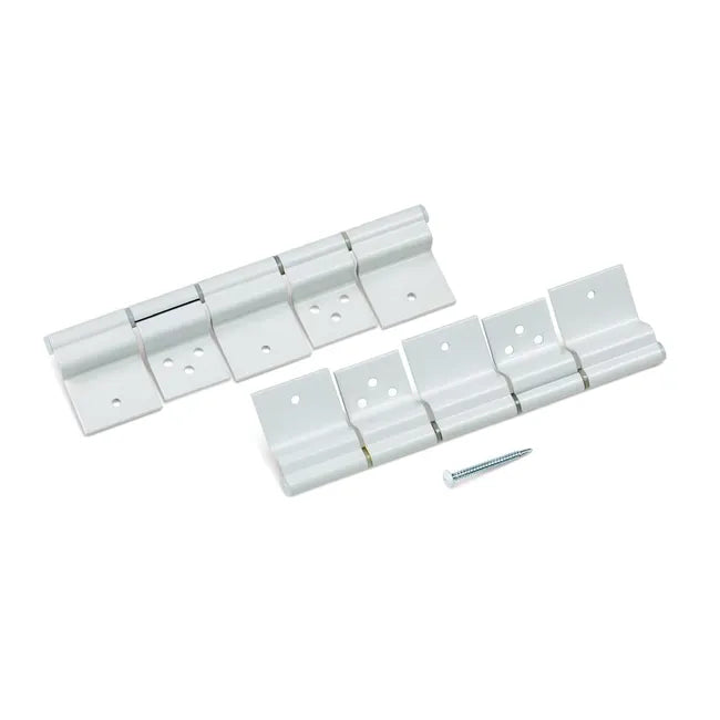 RV entry door hinge kit with 2 hinges and mounting screws
