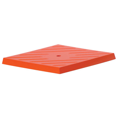 Side profile showing flat top surface design