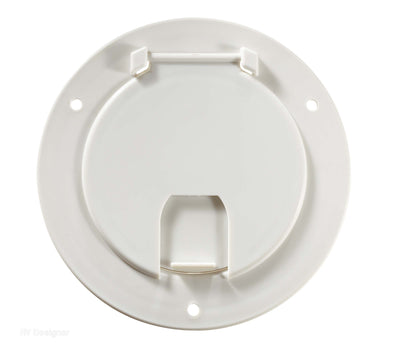 Replacement RV 50 Amp cord hatch – front view
