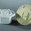 RV Designer Electrical Cord Hatch – Round 30 Amp, Polar White