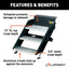 Lippert Solid Step® Premium RV Steps - Triple