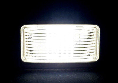 Optronics Porch Light – Rectangular, Clear Lens, 12.8V DC