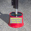 Close-up of the lipped edge on the Andersen Trailer Jack Block
