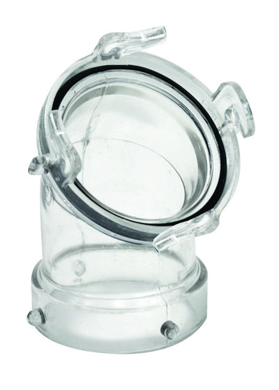 Clear Hose Adapter W/Lugs