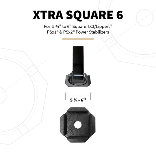 SnapPad XTRA Square 6 4-Pack