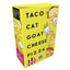 “Taco Cat Goat Cheese Pizza family card game fast-paced fun”