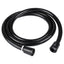 Dura Faucet 60-inch black vinyl RV shower head hose with built-in connector