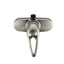 Dura Faucet 4 inch shower faucet in satin nickel front view