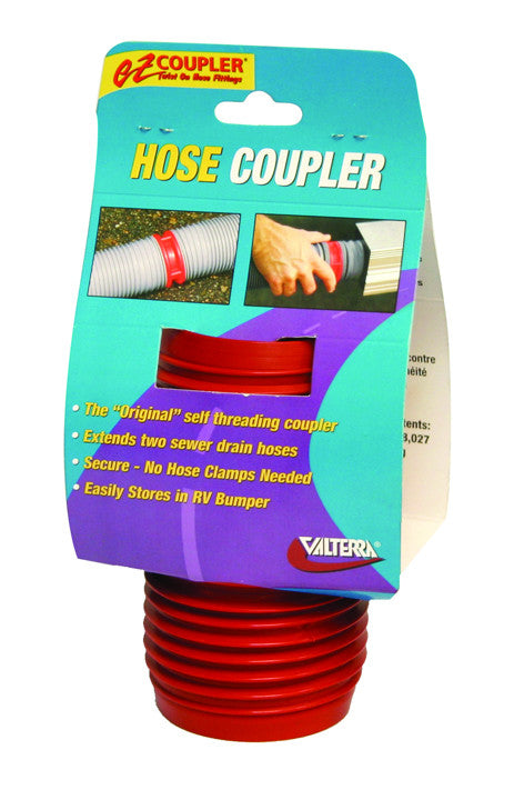 Valterra sewer hose extension coupler for RV sanitation