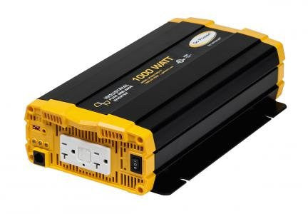 Go Power 1000W pure sine wave inverter front view for RV power systems
