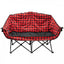Kuma Bear Buddy Double Chair, compact folding design, and comfortable seating for two.