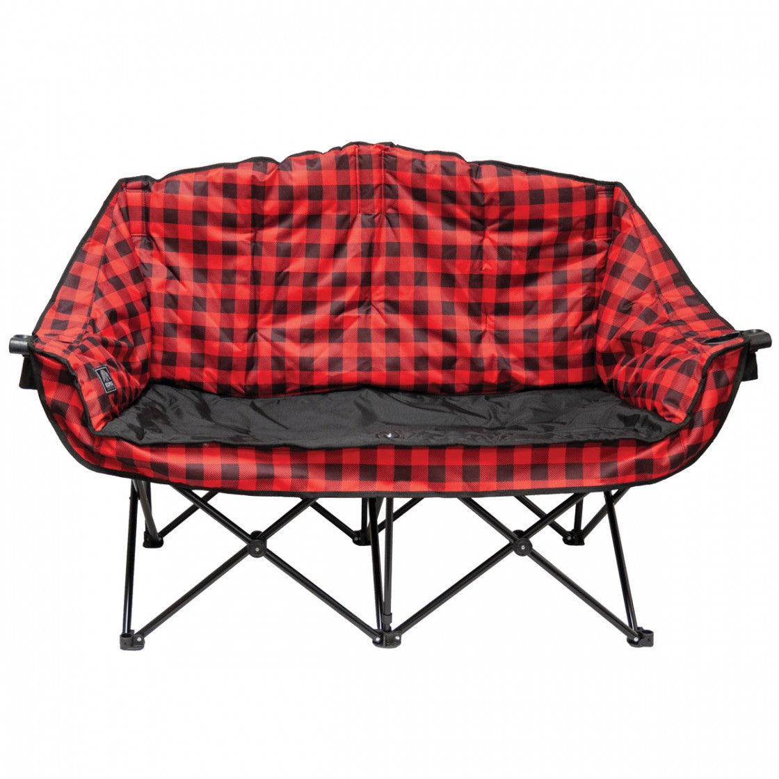Kuma Bear Buddy Double Chair, compact folding design, and comfortable seating for two.