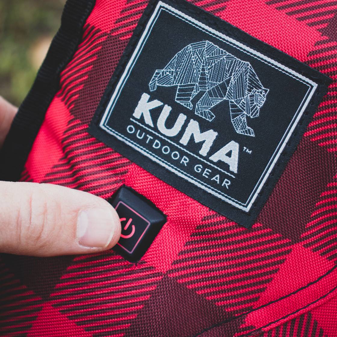 Dual ADDHEAT control systems on Kuma Bear Buddy heated chair

