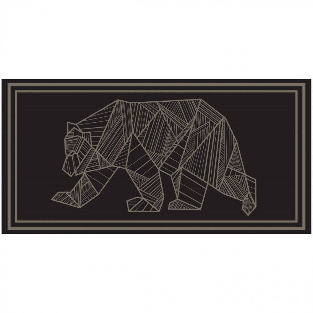 UV-protected Kuma Bear Outdoor Mat – 18' x 9' eco-friendly mat for camping