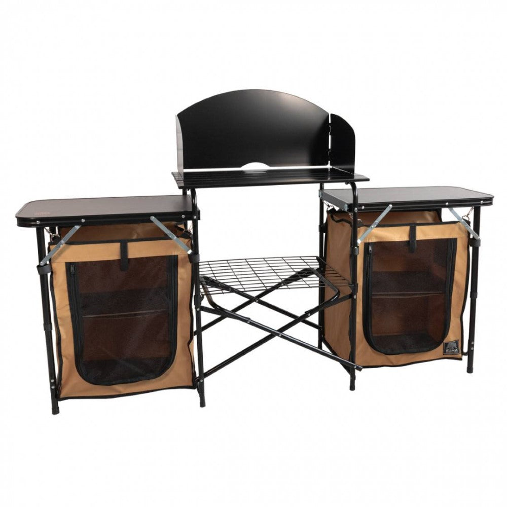 Kuma Busy Bear Camp Kitchen – portable, collapsible cooking station with storage.