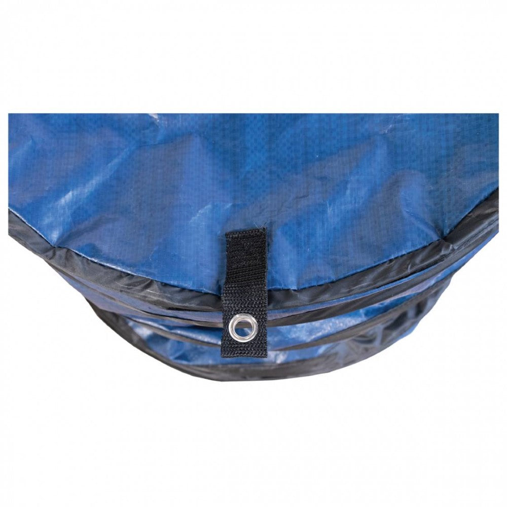 Large Kuma pop‑up bin organizing camping gear outdoors

