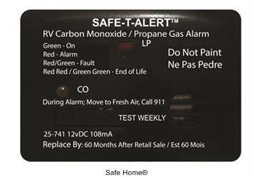 Safe-T-Alert RV Carbon Monoxide and Propane Gas Alarm