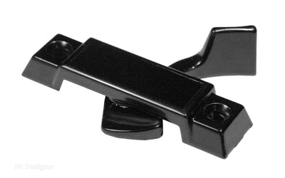 RV Designer black Hehr‑style window latch

