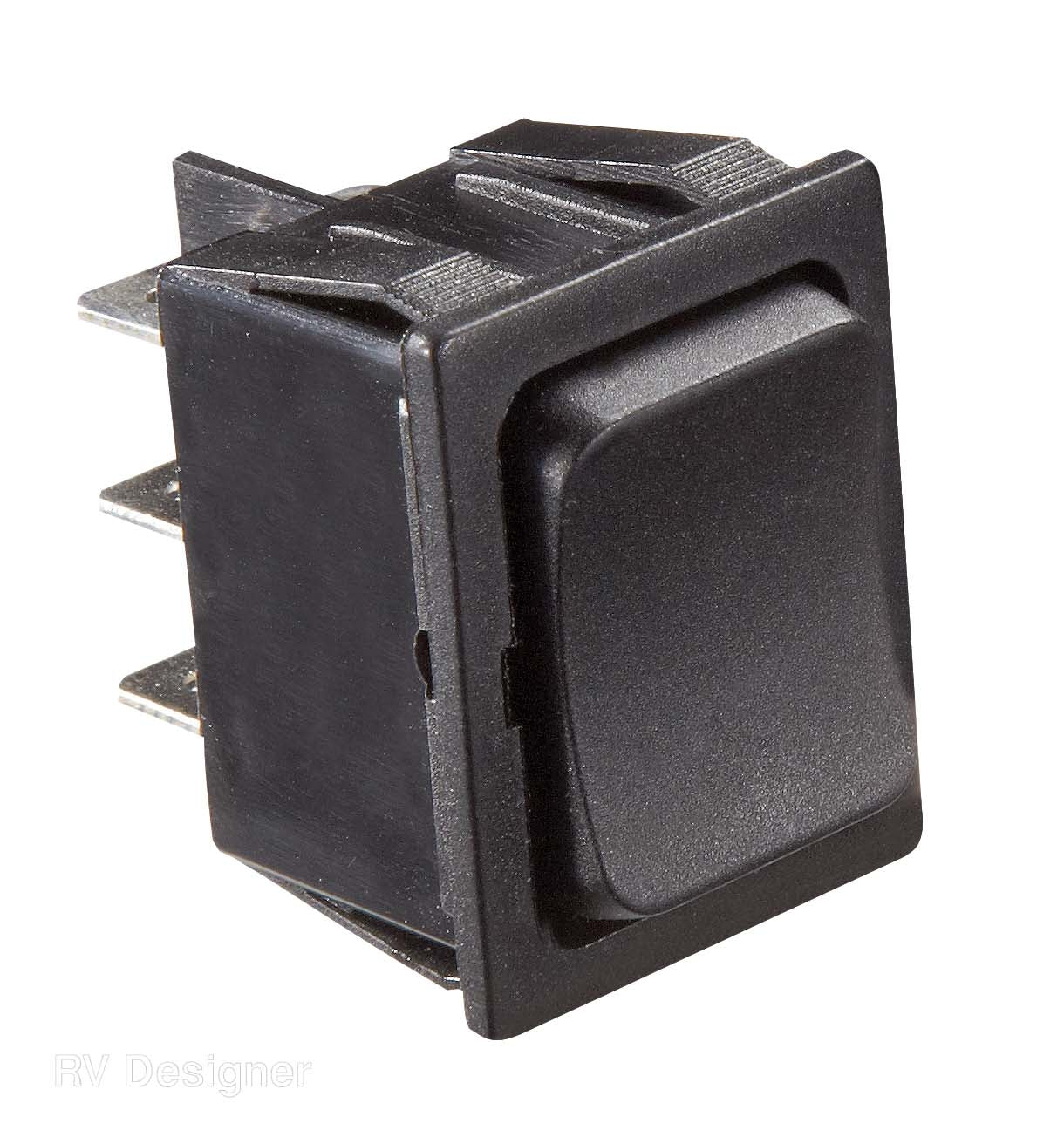 RV Designer Momentary Rocker Switch On‑Off‑On DPDT 5 Amp – ArrKann Trailer
