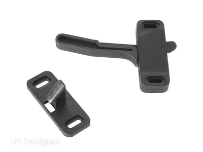 RV Designer Phillips left hand screen door latch black
