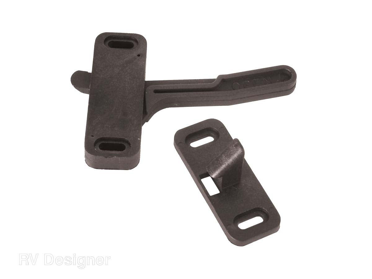 RV Designer Phillips screen door latch black
