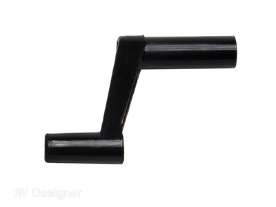RV Designer black roof vent crank handle with 1‑3/8 inch shaft
