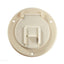 RV Designer round electrical cord hatch colonial white
