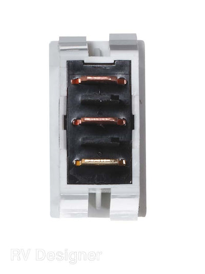 SPST RV rocker switch with red indicator

