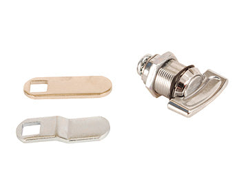 RV Designer Compartment Thumb Turn Cam Latch Chrome 1‑1/8 Inch