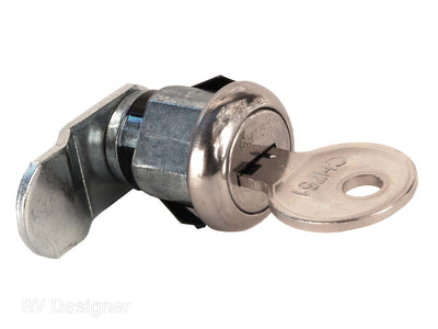 RV Designer utility access door lock cylinder
