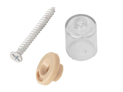 RV Designer beige plastic window shade cord retainer set of 2