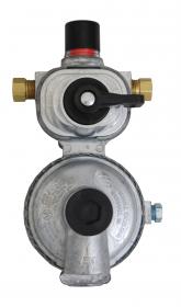 RV Travelers Choice two-stage propane regulator vertical mount