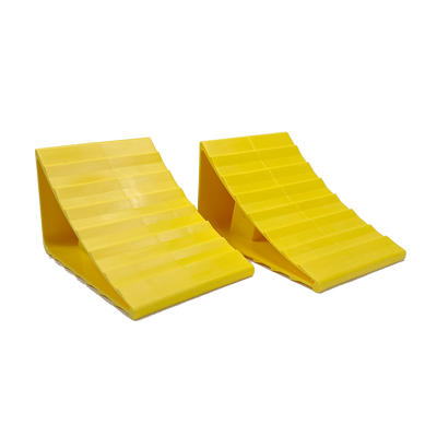 Plastic RV tire chock
