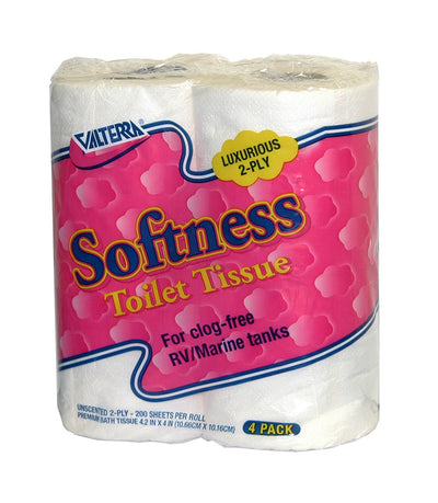 Valterra Softness 2-Ply Toilet Tissue, (Pack of 4)