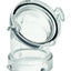 Valterra 45 degree clear sewer hose adapter