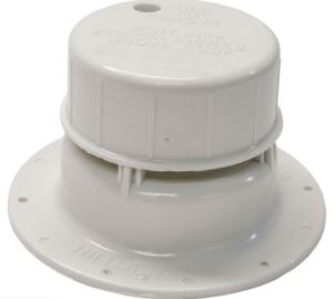 Ventline 1-1/2 inch white sewer vent with removable cap